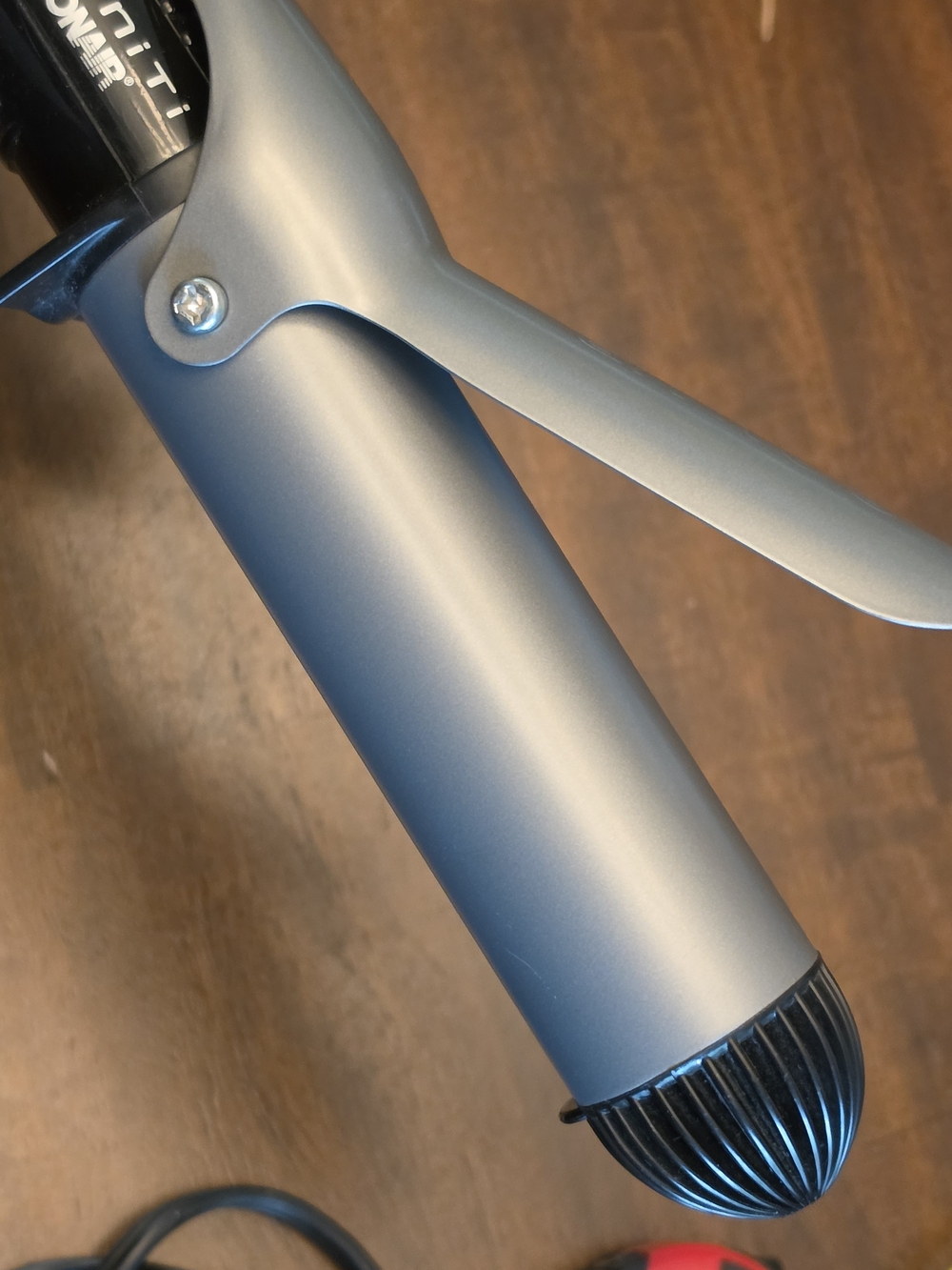 Conair InfinitiPro 1.5” Tourmaline Ceramic Curling Iron - Gray/Silver